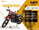 Motocicleta  Mod. TOURIST250X, Color Rojo