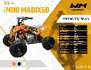 Cuatrimoto  Mod. MADIX50, Color Naranja