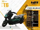 Motocicleta  Mod. T6 , Color Verde