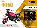 Motocicleta  Mod. N150, Color Rosa