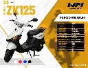 Motocicleta  Mod. ZK125, Color Negro