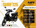 Motocicleta  Mod. SURF125, Color Rojo