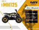 Cuatrimoto  Mod. MH125, Color Negro/Azul